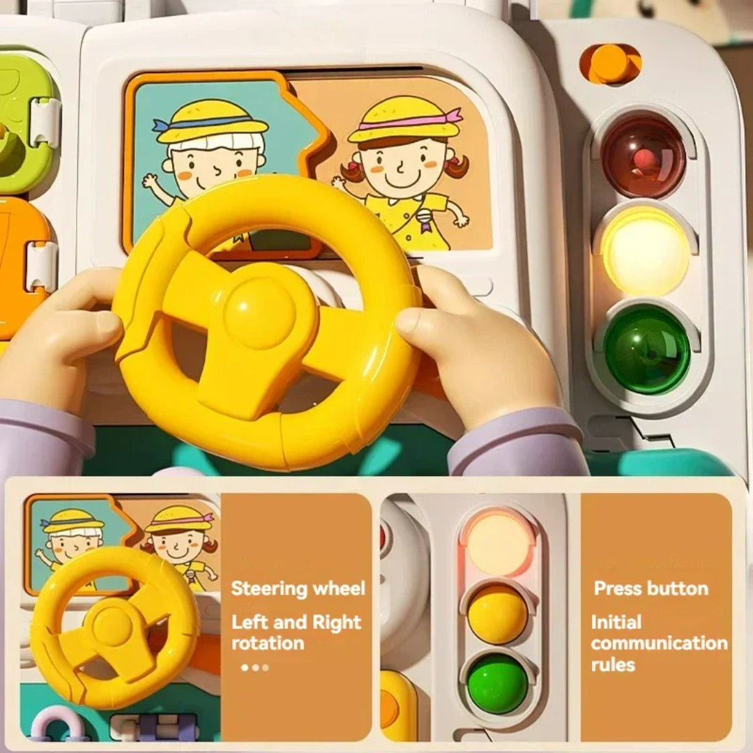 Aktivitätsbrett für Kinder - Lernspielzeug zur Förderung der motorischen Fähigkeiten