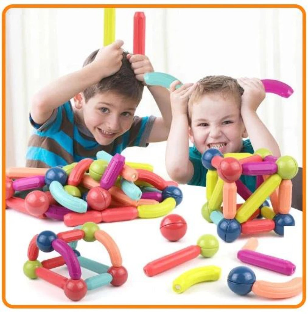 Magnetische Bausteine für Kinder - Fantasievolles Konstruktionsset