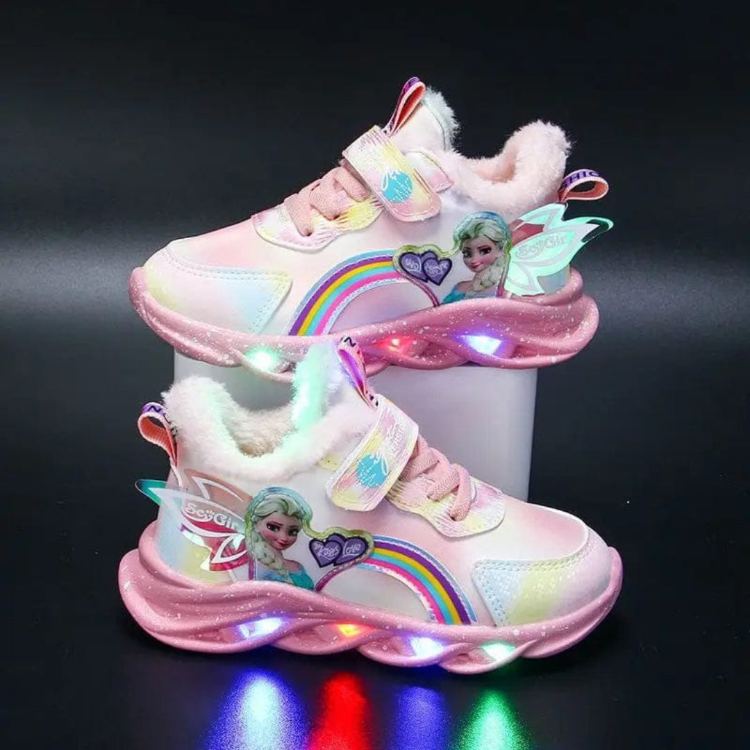 LED Leuchtende Prinzessinnen Sneaker für Kinder