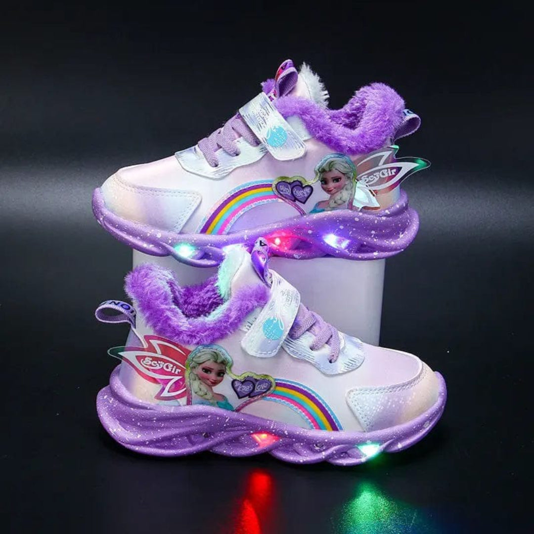LED Leuchtende Prinzessinnen Sneaker für Kinder