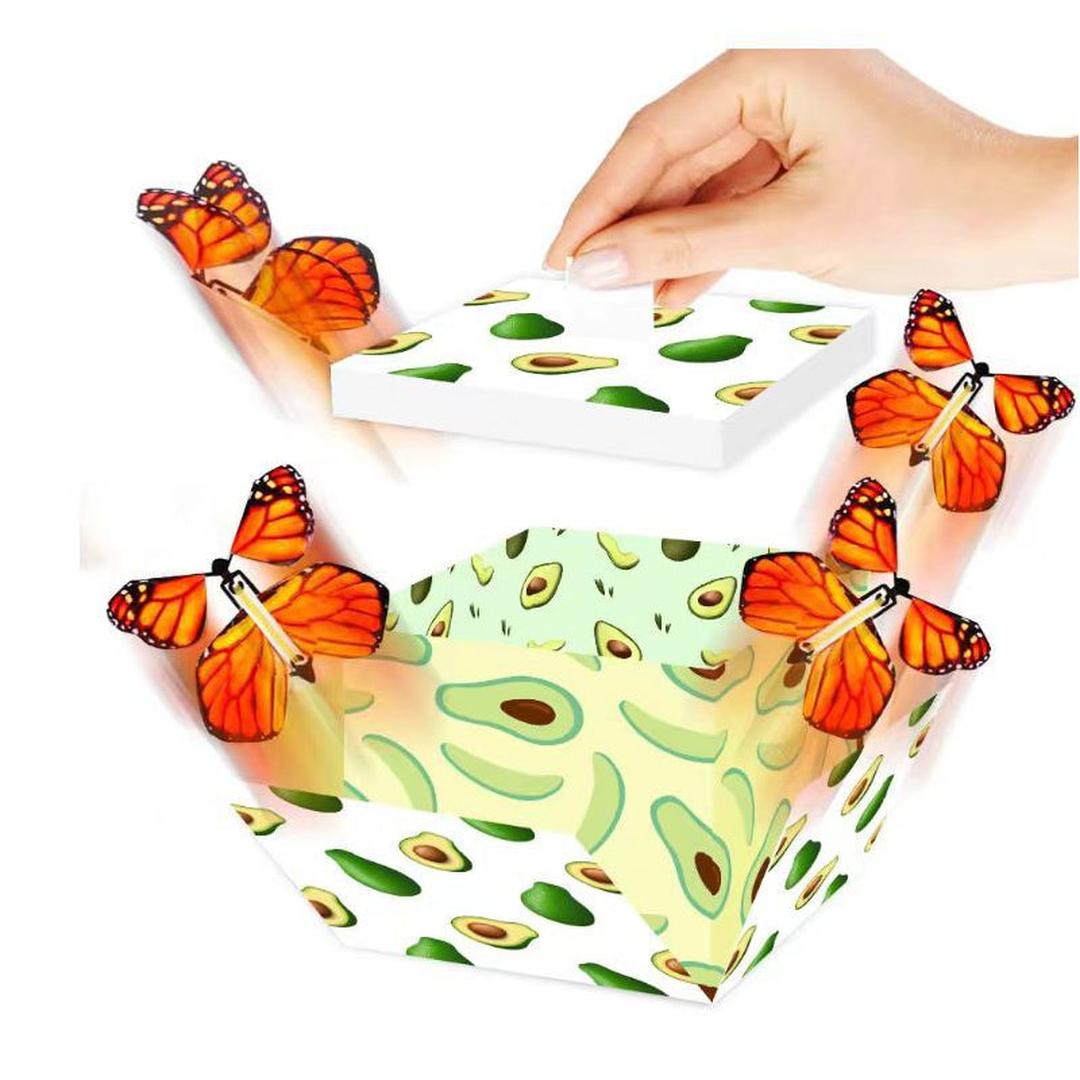 Aufzieh-Magie Schmetterlingsset - Fliegende Schmetterlinge