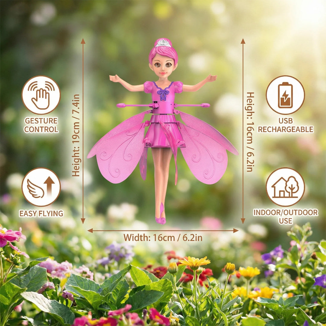 Verzauberte fliegende Feenpuppe