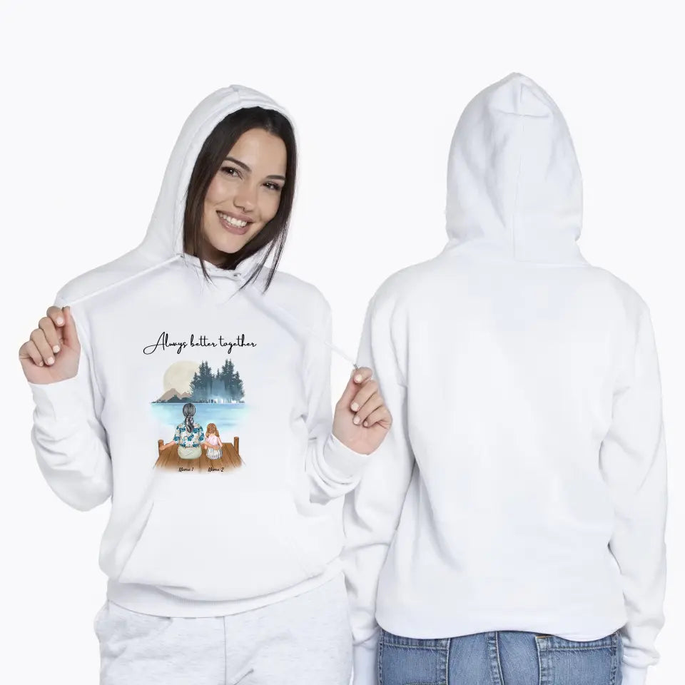 Grandma with Grandchildren - Personalized Hoodie