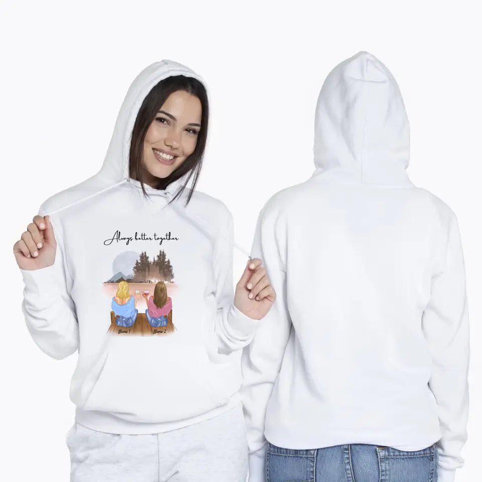 Best sisters ever - Personalized Hoodie