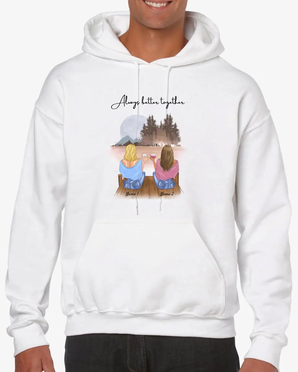 Best sisters ever - Personalized Hoodie