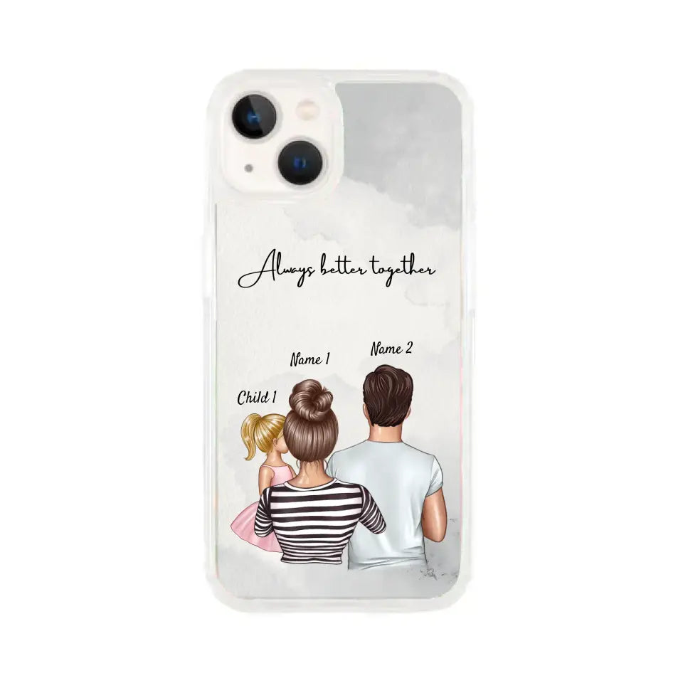 Family with children - Customized Phone Case (up to 4 children)