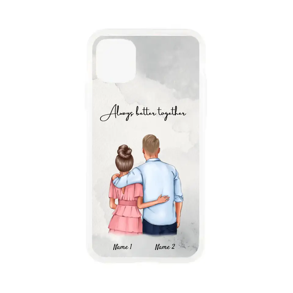 Best Couple Hug - Customized Phone Case