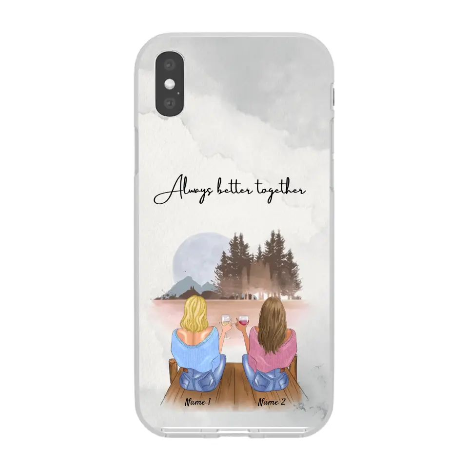 Best sisters ever - Customized Phone Case (2-4 women)