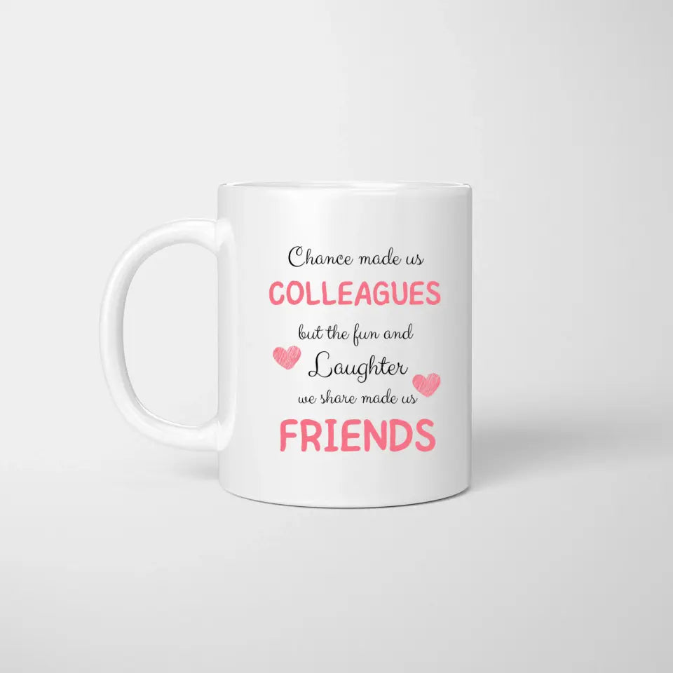 Meilleurs collègues avec boissons - mug personnalisé