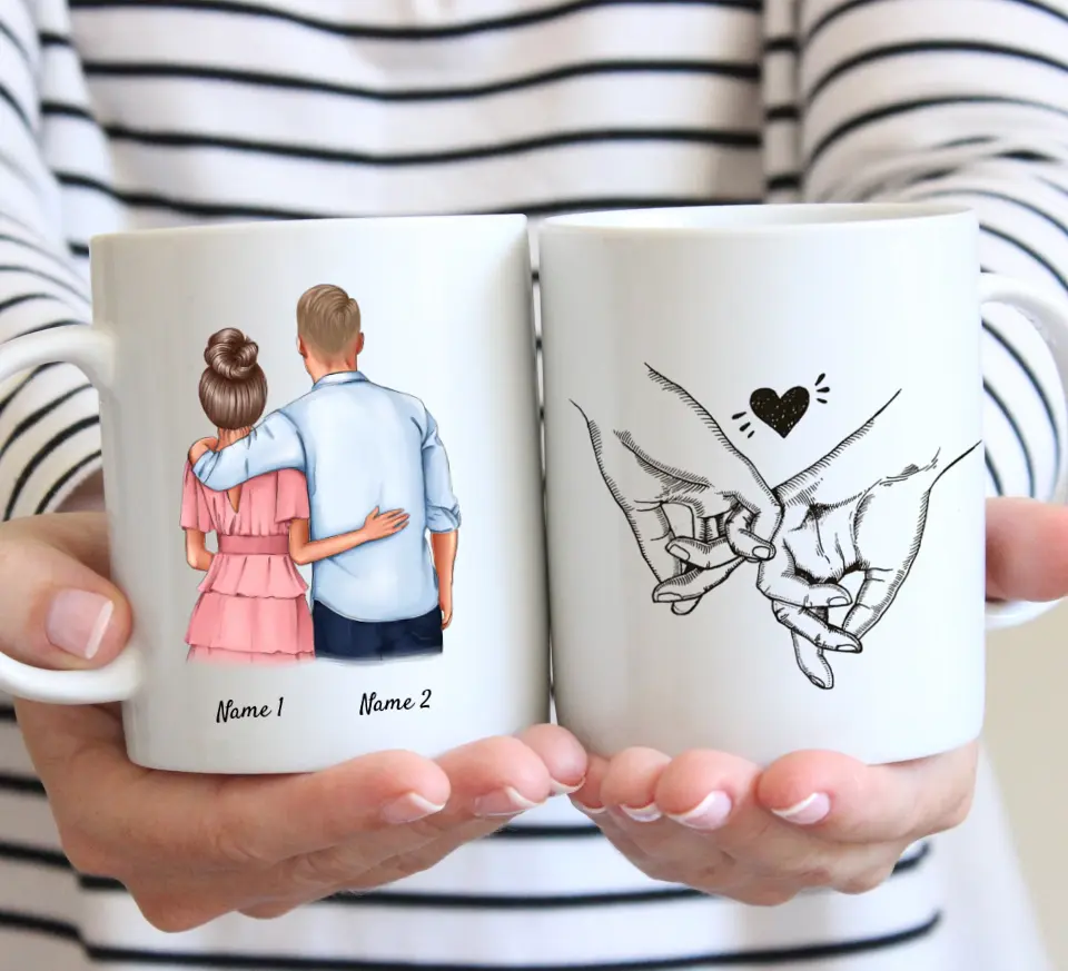 Best couple hug - personalized mug