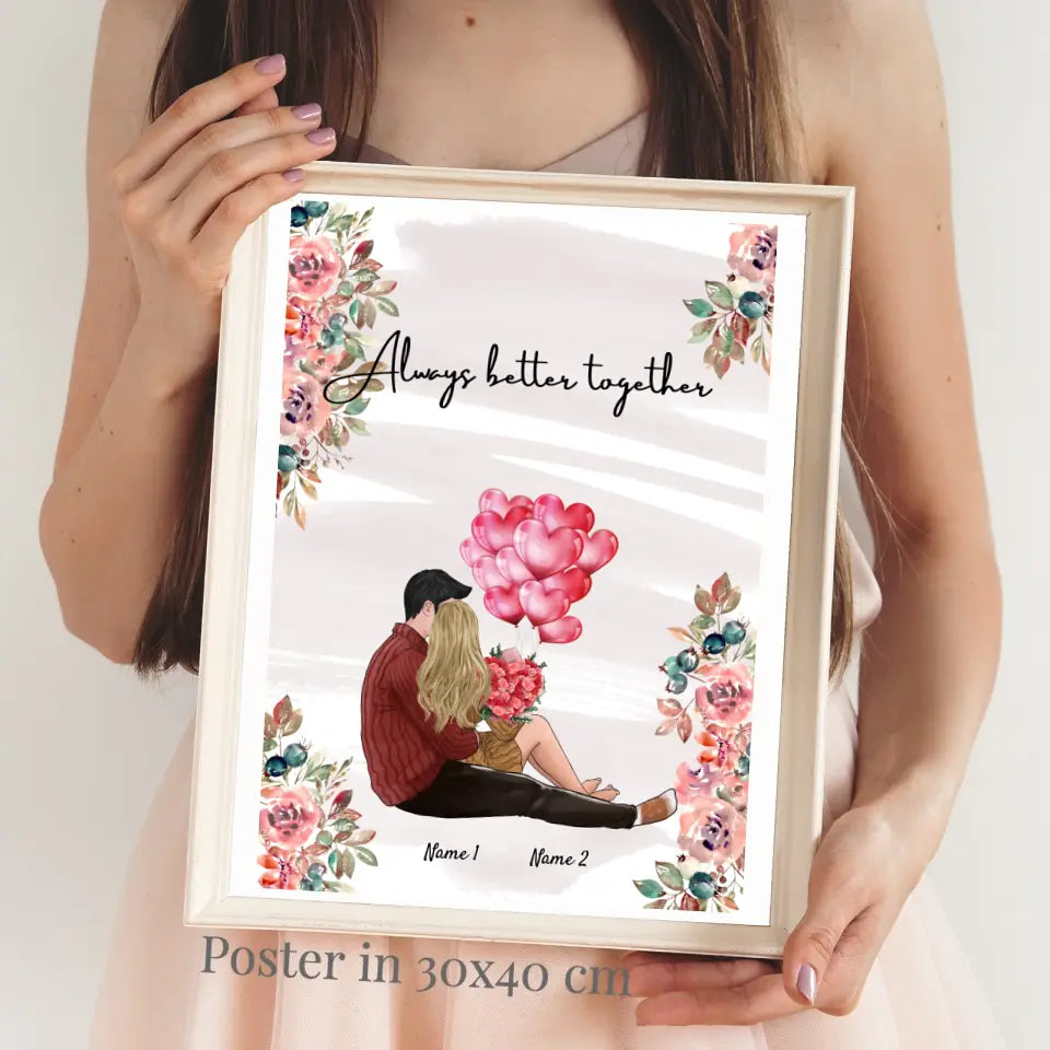 Be My Valentine - personalized poster