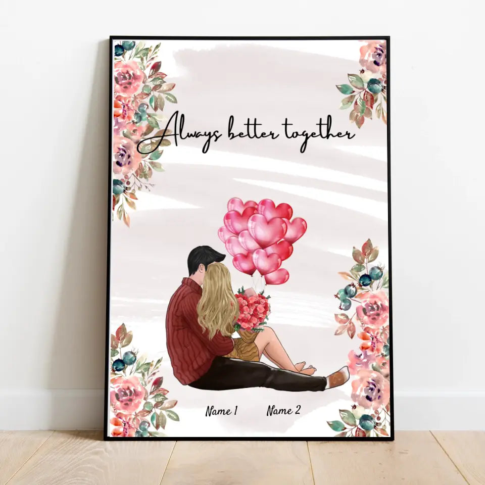 Be My Valentine - personalized poster