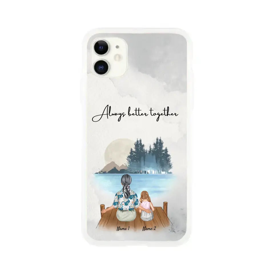 Grandma with Grandchildren - Customized Phone Case