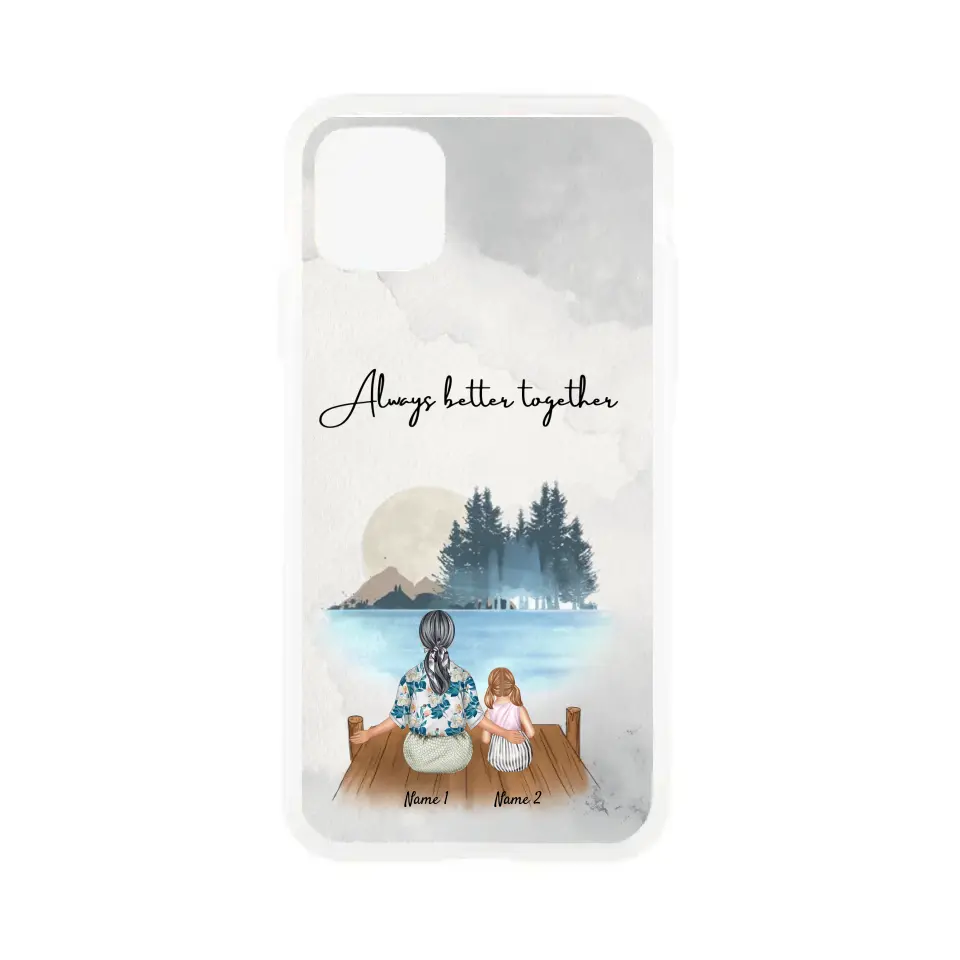 Grandma with Grandchildren - Customized Phone Case