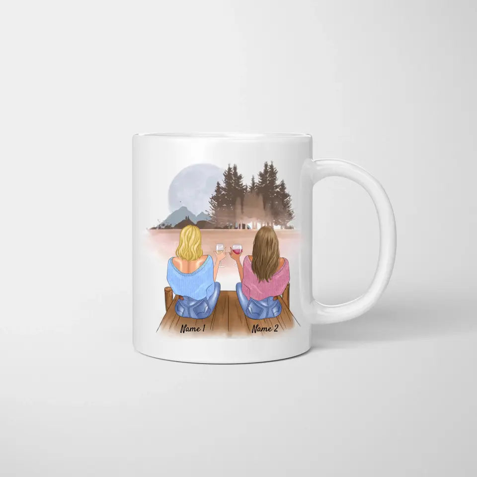 From colleagues to friends - personalized mug